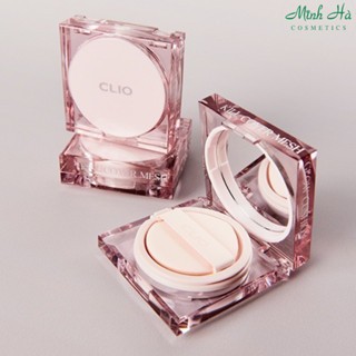 Phấn nước Clio Kill Cover Mesh Glow Cushion SPF50+ / PA++++ (Mini) 5g tạo hiệu ứng căng bóng