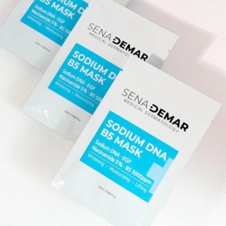 Mặt nạ phục hồi da Sena Demar Sodium DNA B5 Mask 25ml cấp ẩm, dưỡng trắng, hỗ trợ phục hồi và tái tạo làn da