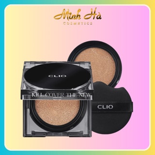 Phấn nước Clio Kill Cover The New Founwear Cushion 15g x 2 (kèm lõi) che phủ tốt, kiềm dầu, bền màu