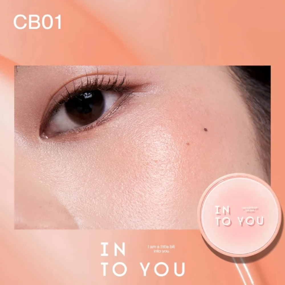 Phấn má hồng Into You Air Cushion Blush 3.2g nhẹ và mỏng chống thấm nước