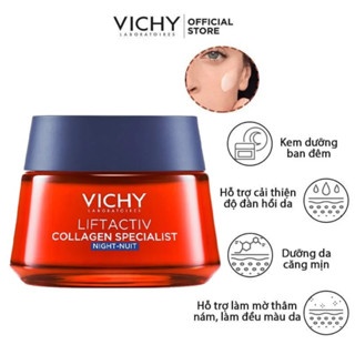 Kem dưỡng ngày & đêm Vichy Liftactiv Collagen Specialist 15/50ml làm sáng và làm mờ các đốm nâu