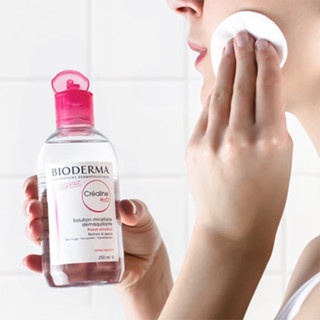 Nước tẩy trang Bioderma Sebium H2O & Crealine H2O Micelle Solution 500ml tẩy sạch sâu làm dịu da bị tổn thương