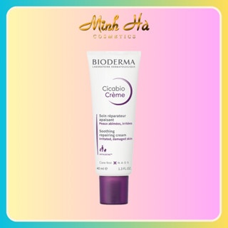 Kem dưỡng ẩm Bioderma Cicabio Soothing Repairing Crème 40ml giúp phục hồi và làm dịu da
