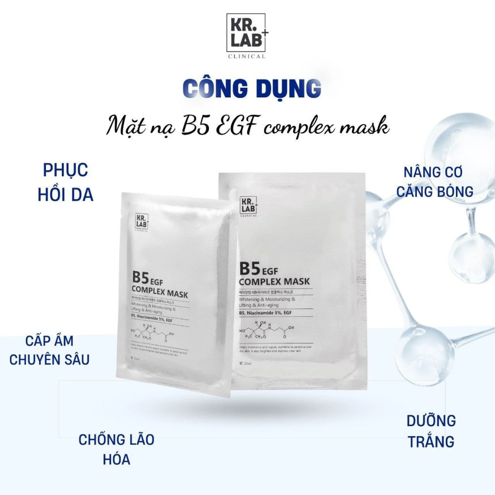 Mặt nạ Kr.Lab+ B5 EGF Complex Mask 25ml