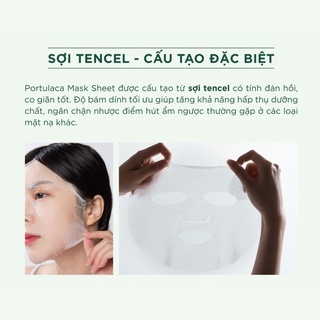 Mặt nạ Caryophy Portulaca Mask Sheet 3in1 22g giảm mụn, phục hồi da, sáng da