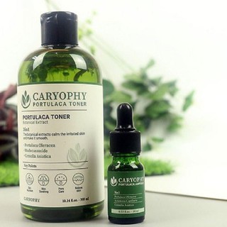 Nước hoa hồng làm dịu da Caryophy Portulaca Toner 300ml làm dịu da se khít lỗ chân lông