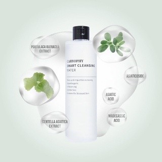 Nước tẩy trang Caryophy Smart Cleansing Water 500ml không cồn giảm tình trạng mụn