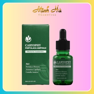 Serum Caryophy Portulaca Ampoule 3in1 30ml chăm sóc cho da mụn