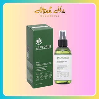 Xịt mụn lưng Caryophy Portulaca Body Mist 150ml giúp giảm mụn và phục hồi da tổn thương