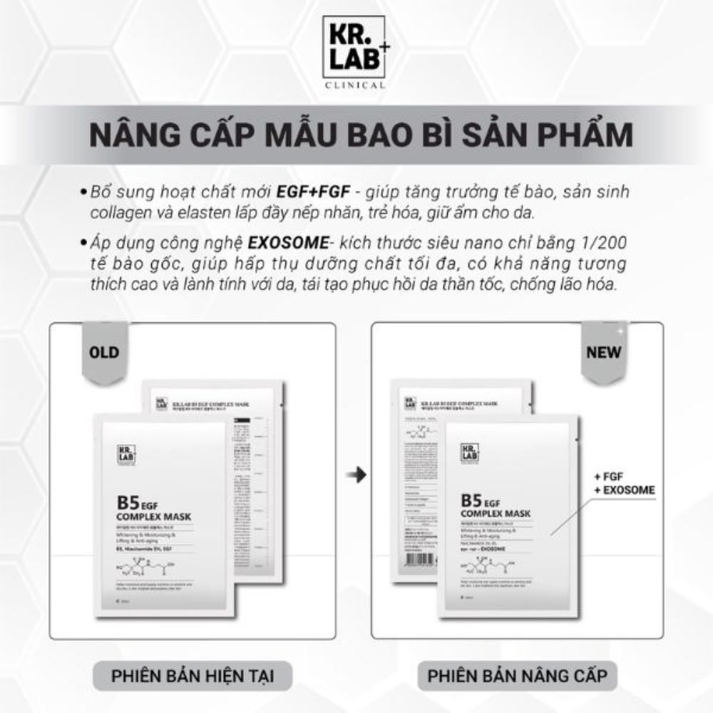 Mặt nạ Kr.Lab+ B5 EGF Complex Mask 25ml