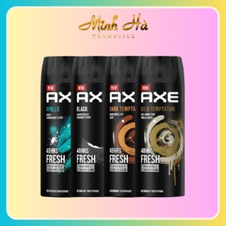 Xịt khử mùi nam AXE 48H 150ml các loại hương thơm lôi cuốn tự tin