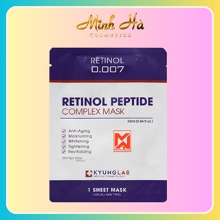 Mặt nạ Kyunglab Retinol Peptide Complex Mask 25ml chống lão hóa cho da