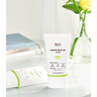 Kem chống nắng vật lý Dr.G Green Mild Up Sun+ SPF50+ PA++++ 50ml an toàn cho da nhạy cảm hạn chế tình trạng lão hóa