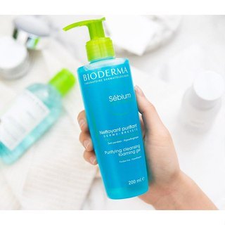 Gel rửa mặt Bioderma Sebium Gel Moussant 200ml dành cho da dầu mụn
