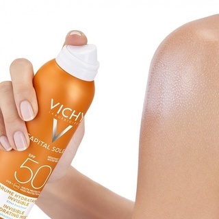 Xịt chống nắng toàn thân Vichy Captial Soleil SPF50 200ml lâu trôi bảo vệ da hiệu quả