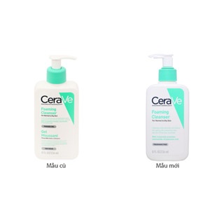 Sữa rửa mặt Cerave Foaming Facial Cleanser 473ml dành cho da thường và da dầu