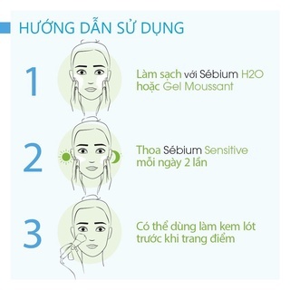 Kem dưỡng ẩm Bioderma Sebium Sensitive Soothing Anti-Blemish Care 30ml dành cho da mụn, nhạy cảm