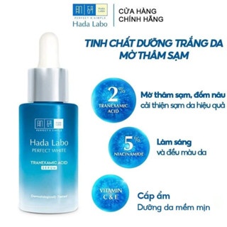Serum Hada Labo Perfect White Tranexamic Acid 30ml dưỡng trắng mờ thâm sạm