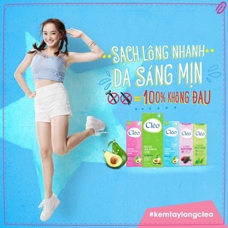 Kem tẩy lông Cleo Avocado Hair Removal Cream 50g chiết xuất từ bơ