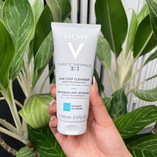 Sữa rửa mặt tẩy trang 3in1 Purete Thermale Vichy 100ml làm sạch bề mặt da thông thoáng lỗ chân lông
