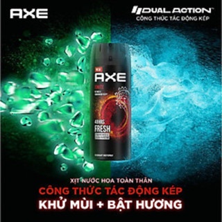 Xịt khử mùi nam AXE 48H 150ml các loại hương thơm lôi cuốn tự tin