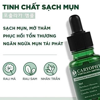 Serum Caryophy Portulaca Ampoule 3in1 30ml chăm sóc cho da mụn