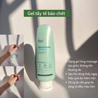 Tẩy da chết dạng gel Dr.G Brightening Peeling Gel 30/120g làm sáng và giúp mềm mịn da