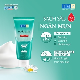 Bộ dưỡng ẩm Hada Labo Acne Care 250g dành cho da mụn, nhạy cảm sạch sâu dịu nhẹ cải thiện sau 7 ngày