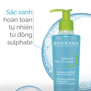 Sữa rửa mặt Bioderma Sensibio Gel Moussant 45ml không chứa xà phòng, không gây kích ứng