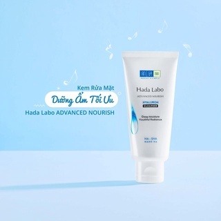 Sữa rửa mặt Hada Labo Cleanser 80g dưỡng ẩm sáng da cải thiện dấu hiệu lão hóa