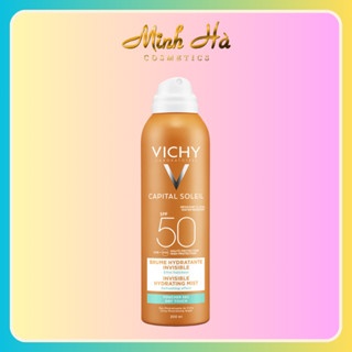 Xịt chống nắng toàn thân Vichy Captial Soleil SPF50 200ml lâu trôi bảo vệ da hiệu quả