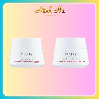 Kem dưỡng ngày & đêm Vichy Liftactiv Collagen Specialist 15/50ml làm sáng và làm mờ các đốm nâu