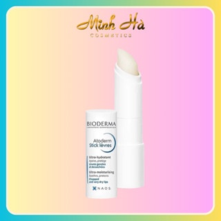 Son dưỡng không màu Bioderma Atoderm Moisturising Stick 4g dưỡng ẩm tẩy tế bào chết nhẹ nhàng