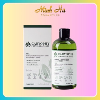 Nước hoa hồng làm dịu da Caryophy Portulaca Toner 300ml làm dịu da se khít lỗ chân lông