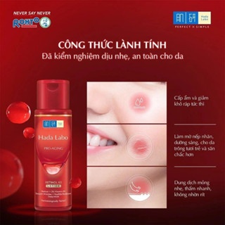 Lotion Hada Labo Pro-Aging Retinol B3 170ml làm mờ nếp nhăn, cải thiện độ đàn hồi da