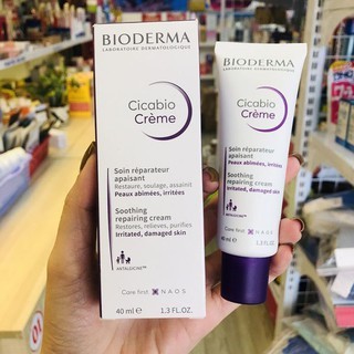 Kem dưỡng ẩm Bioderma Cicabio Soothing Repairing Crème 40ml giúp phục hồi và làm dịu da