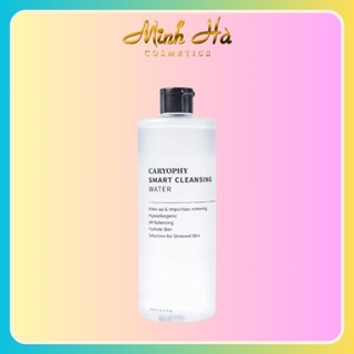 Nước tẩy trang Caryophy Smart Cleansing Water 500ml không cồn giảm tình trạng mụn