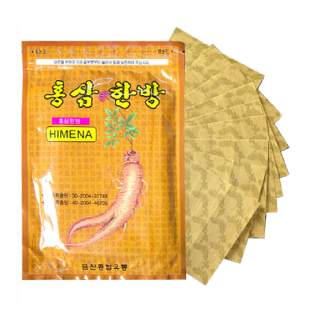 Cao dán hồng sâm Power Red Ginseng & Himena 20 miếng hỗ trợ giảm đau nhức