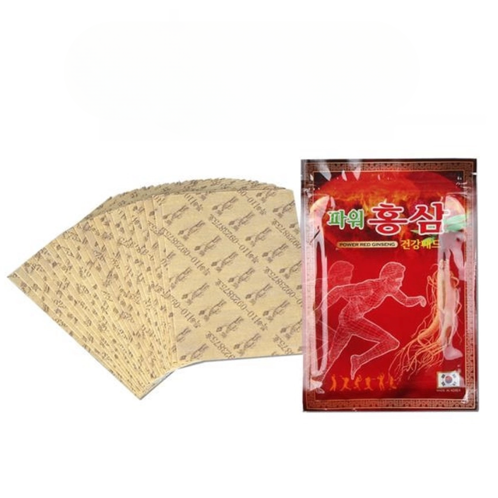Cao dán hồng sâm Power Red Ginseng & Himena 20 miếng hỗ trợ giảm đau nhức