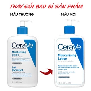 Sữa dưỡng ẩm dành cho da khô Cerave Moisturising Lotion 236/473ml cấp ẩm làm hàng rào bảo vệ da