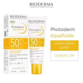 Kem chống nắng Bioderma Photoderm Aquafluide SPF 50+ 40ml chống nắng và bảo vệ da