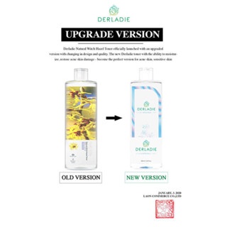 Nước hoa hồng Derladie Toner 500ml dành cho mọi loại da khô, dầu mụn, nhạy cảm