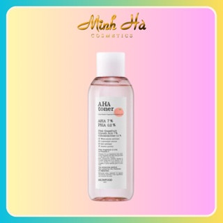 Toner SKINFOOD AHA Citrus Paradisi 200ml cải thiện kết cấu da thô ráp và mang lại làn da mịn màng