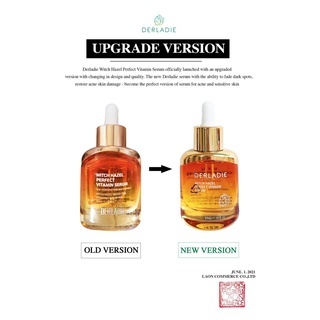 Serum Derladie Witch Hazel Perfect Vitamin Serum 35ml chiết xuất cây phỉ giúp giảm mụn