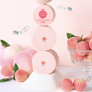 Phấn phủ bột SKINFOOD Peach Cotton Multi Finish Powder 15g phấn mịn mang lại lớp phủ nhẹ