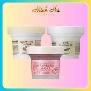 Mặt nạ chăm sóc da Skinfood 120g dưỡng trắng, cấp ẩm, làm mềm da, tẩy tế bào chết giúp da căng mịn