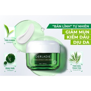 Kem dưỡng Derladie Herbal Extract Cream 50ml giúp giảm mụn làm dịu da tức thì