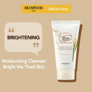 Sữa rửa mặt gạo Skinfood Cleansing Foam 150ml làm sáng và dưỡng trắng cho da mịn màng