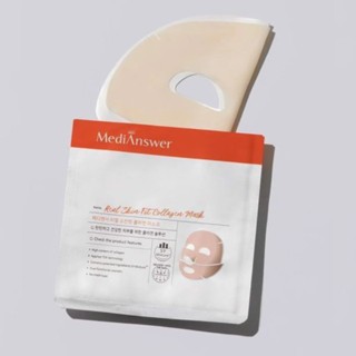 Mặt nạ thạch dưỡng da MediAnswer Real Skin Fit Collagen Mask 35g cải thiện nếp nhăn chống lão hóa