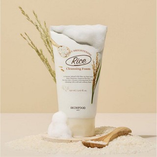 Sữa rửa mặt gạo Skinfood Cleansing Foam 150ml làm sáng và dưỡng trắng cho da mịn màng